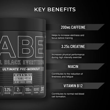 ABE ALL Black Everything Pre-Workout Applied Nutrition | Megapump
